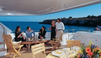 Yacht FELIDAN - Aft Deck